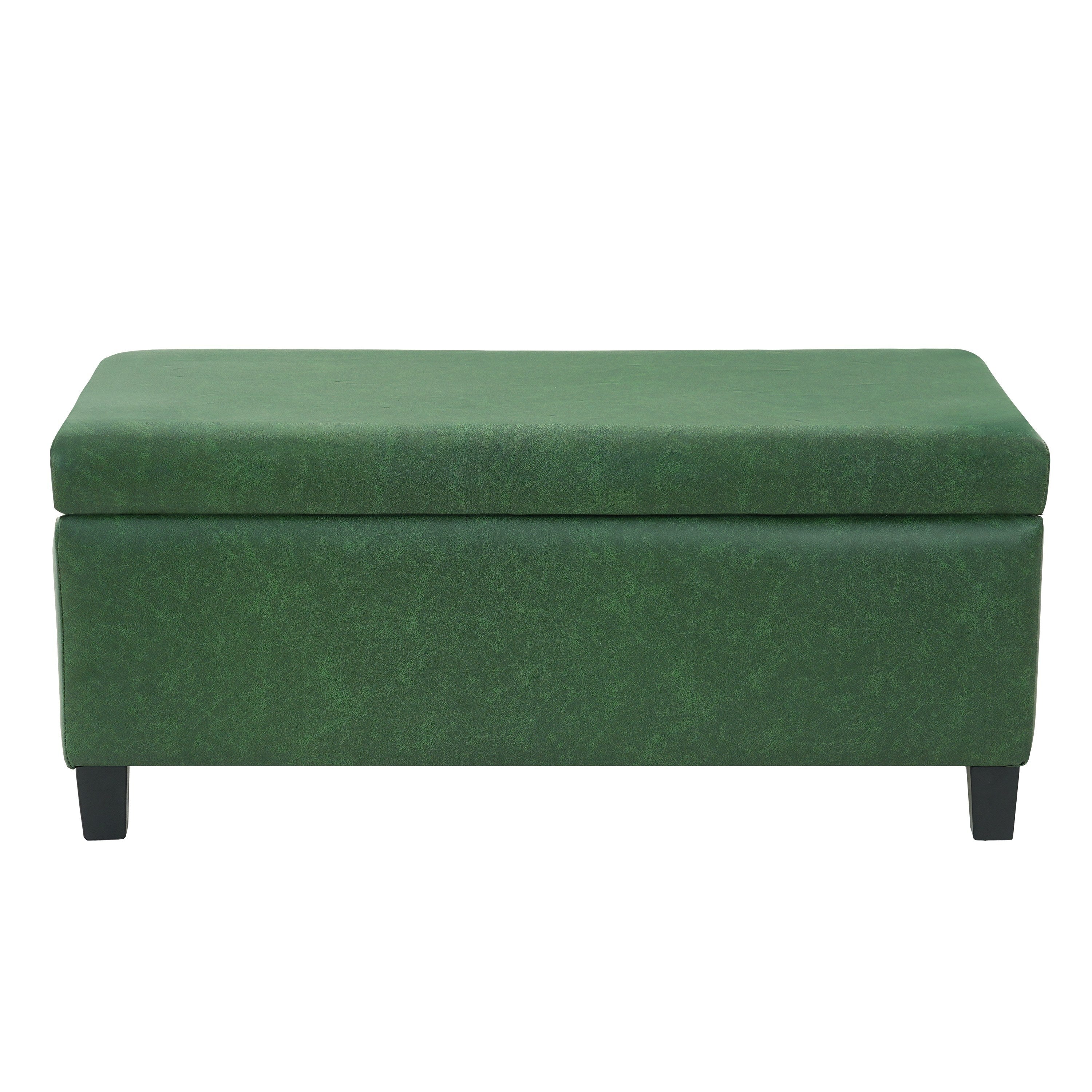 Storage Ottoman with Flip-Top Lid