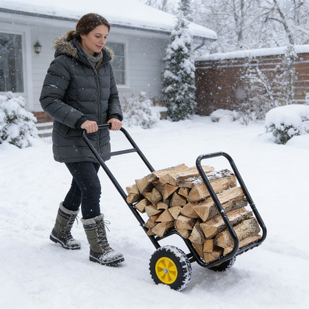Firewood Log Cart Carrier
