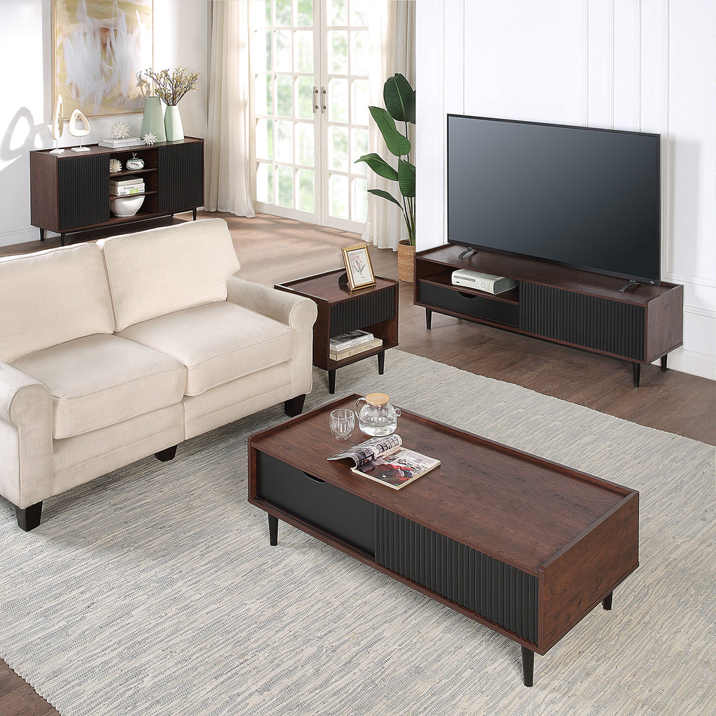 Duane 59" Fluted TV Stand
