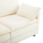 69" Plush Cloud Loveseat: Modular 2-Seater Sectional Sofa