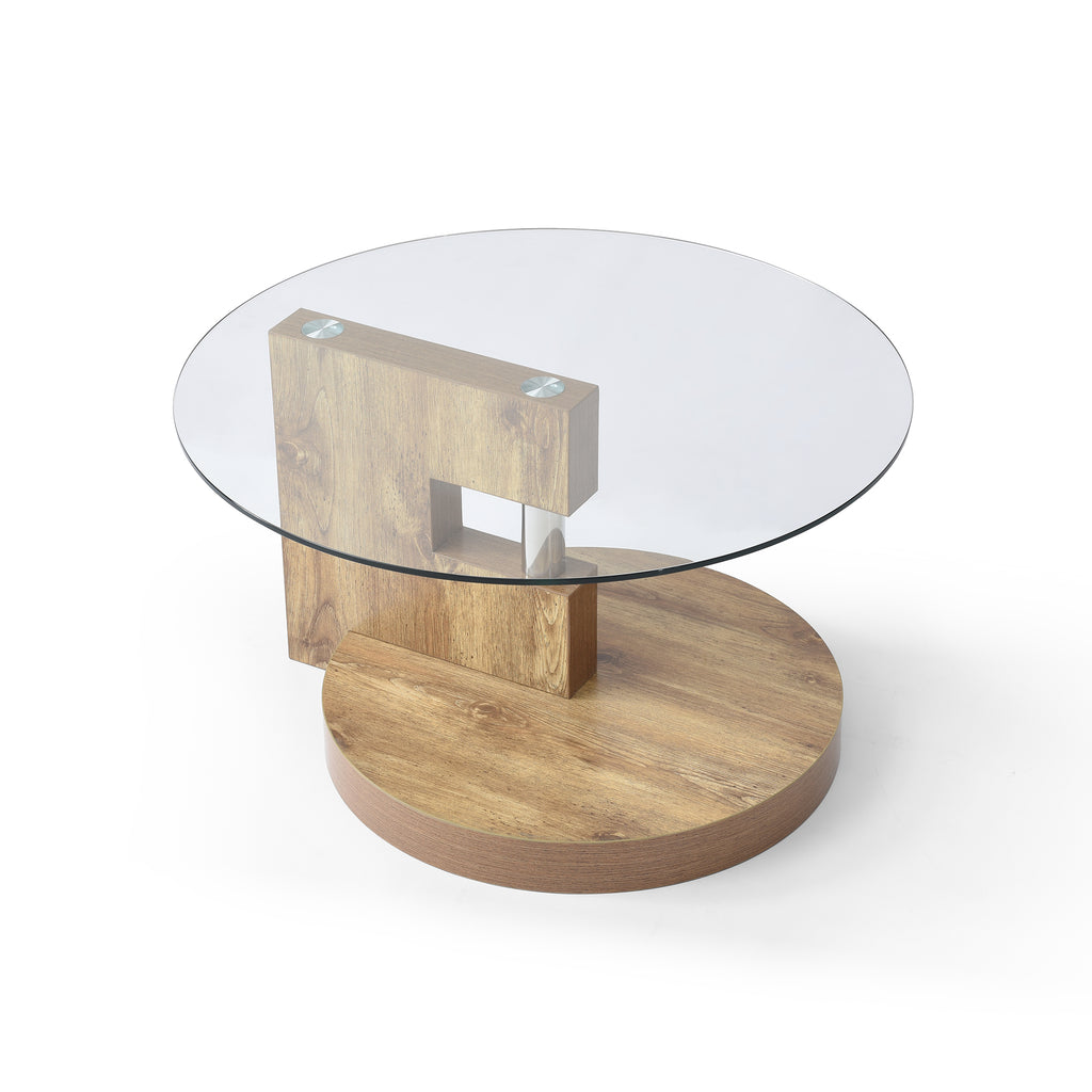Modern and Practical Double-Layer Round Table