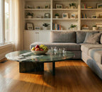 Green Marble & Metal Table