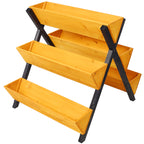 3 Tiers Wooden Vertical Raised Garden Bed with Legs