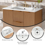 36 Inch Single Sink Bathroom Vanity with Ceramic Top