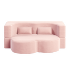 Modern Floor Sofa with 2 Pillows