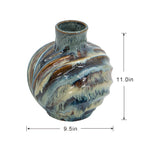 Ceramic Decorative Vase - Blue and White