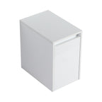 12" Bathroom Side Cabinet, Soft Close Doors, Float Mounting Design, Glossy