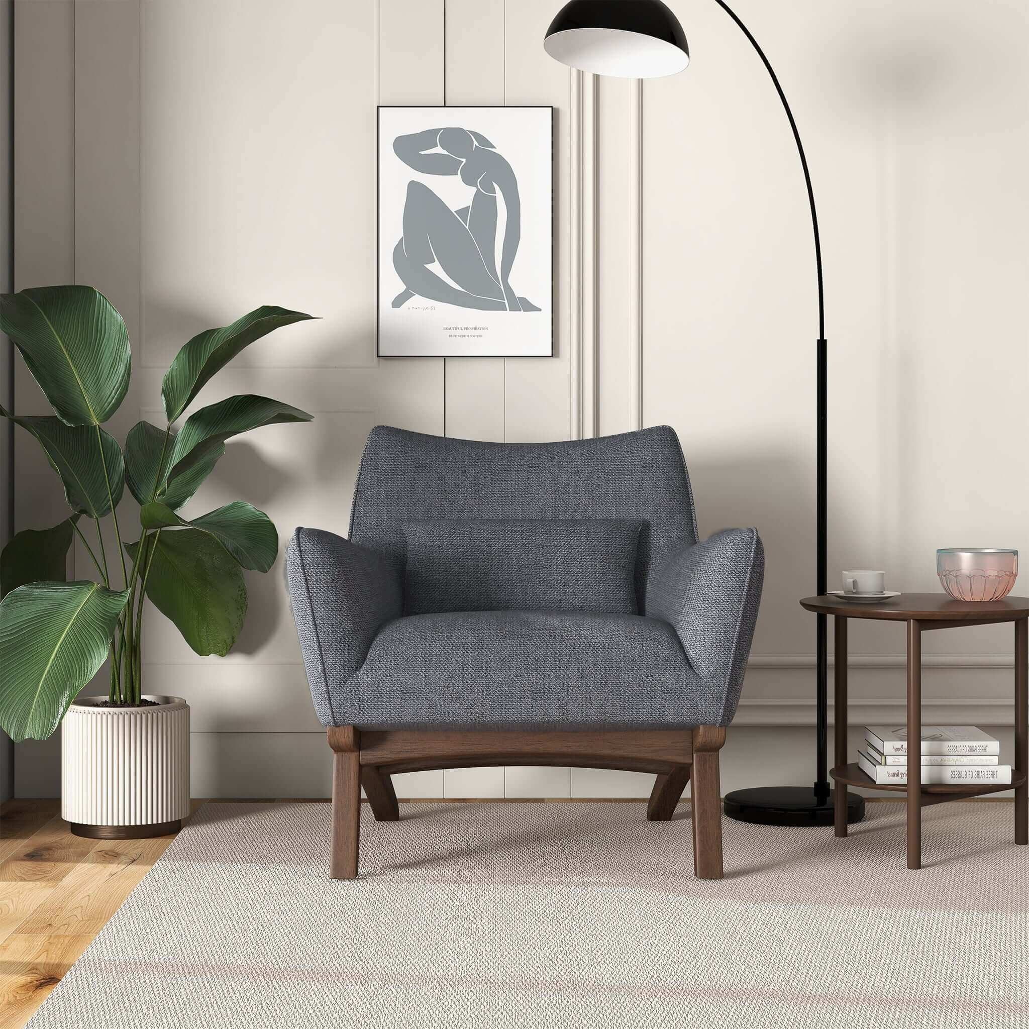 Brayden Mid Century Modern Armchair