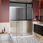 56-60 in W x 72 in H Pivot Shower Door
