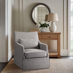 Skirted Swivel Chair