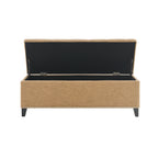 47.5" Storage Ottoman with Safety Close Hinge