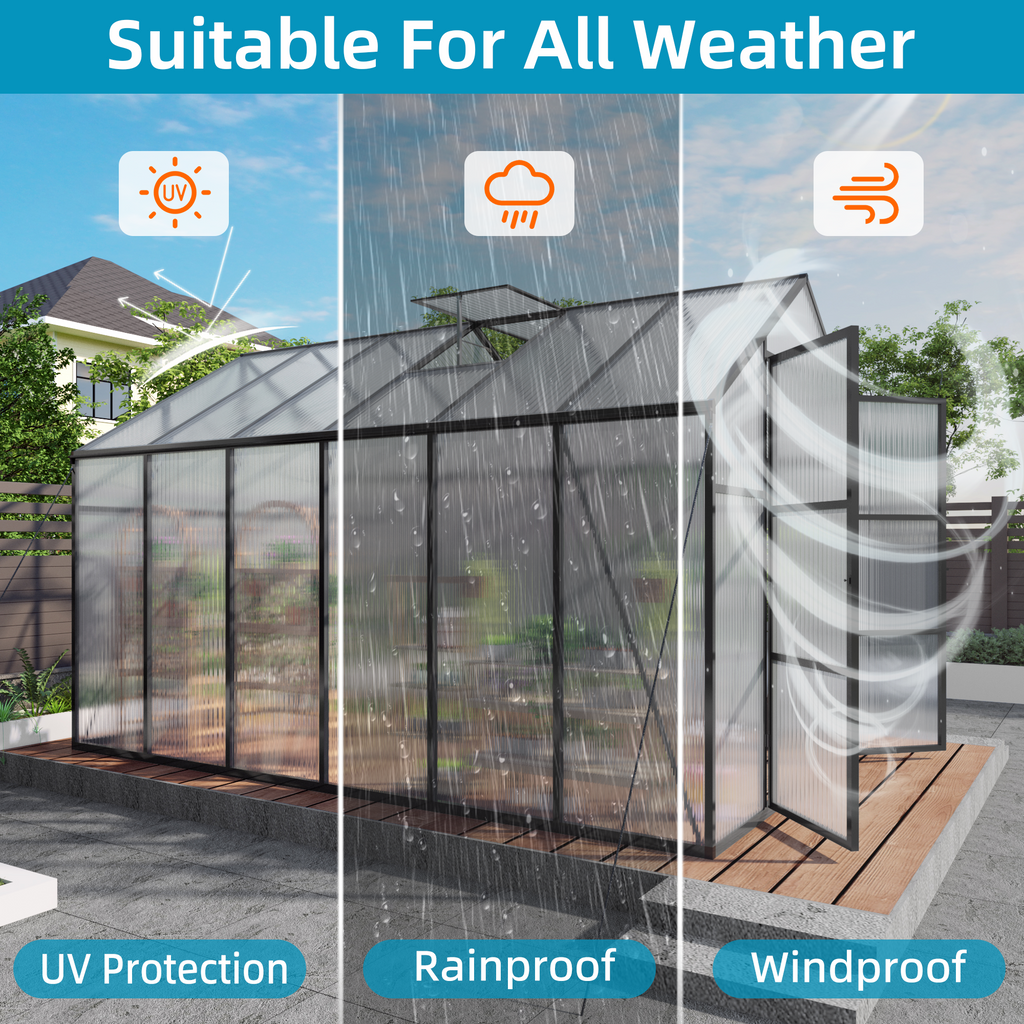 Newly Designed Greenhouse 8x12 FT