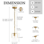 Farmhouse Gold Pendant Light