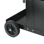 2-Tier Heavy Duty Welding Cart with Anti-Theft Lockable Cabinet