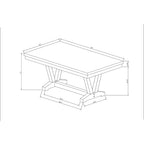 Panda Marble Dining Table