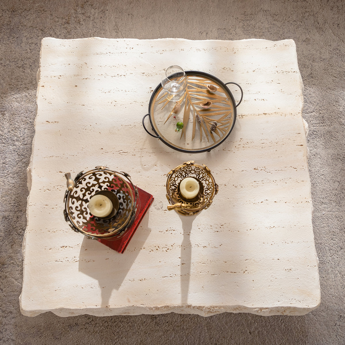 MgO Mid-Century Square Centre Coffee Table