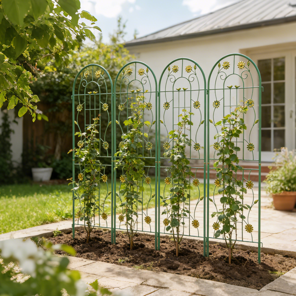 2 Pack Metal Garden Trellis 71" x 19.7"