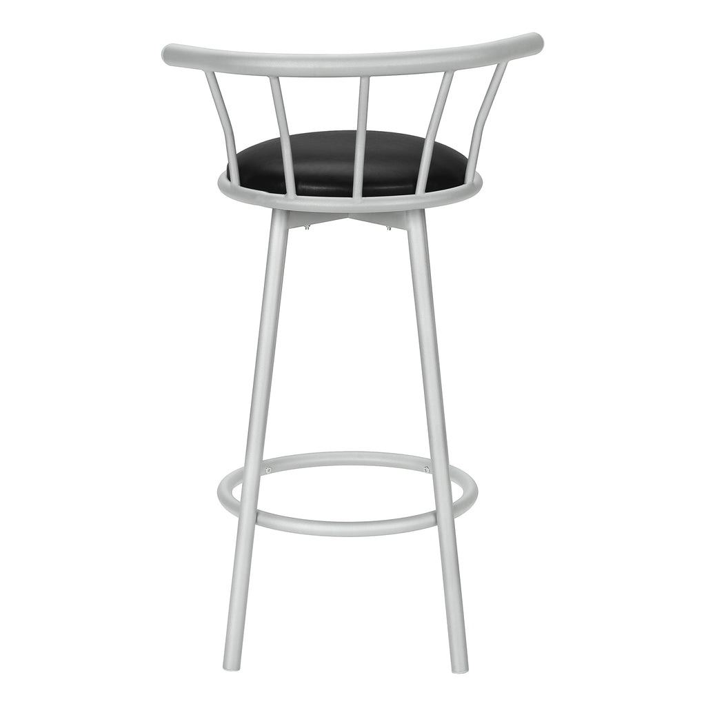 Barstool, Set Of 2, Swivel, Bar Height