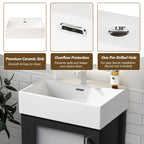 20-Inch Bathroom Vanity With Ceramic Sink
