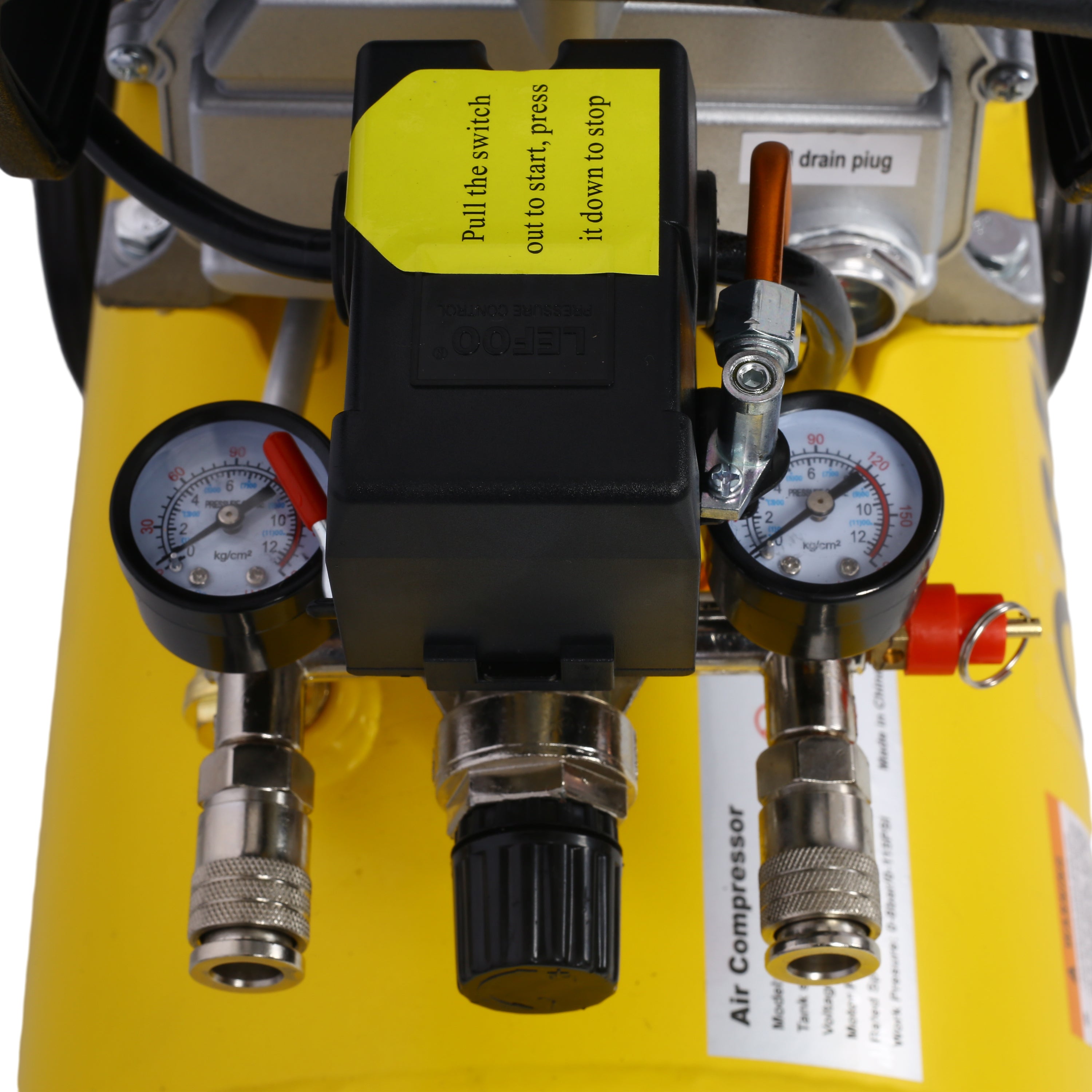 3.5HP Portable 10 Gallons Oil-Lubricated Air Compressor