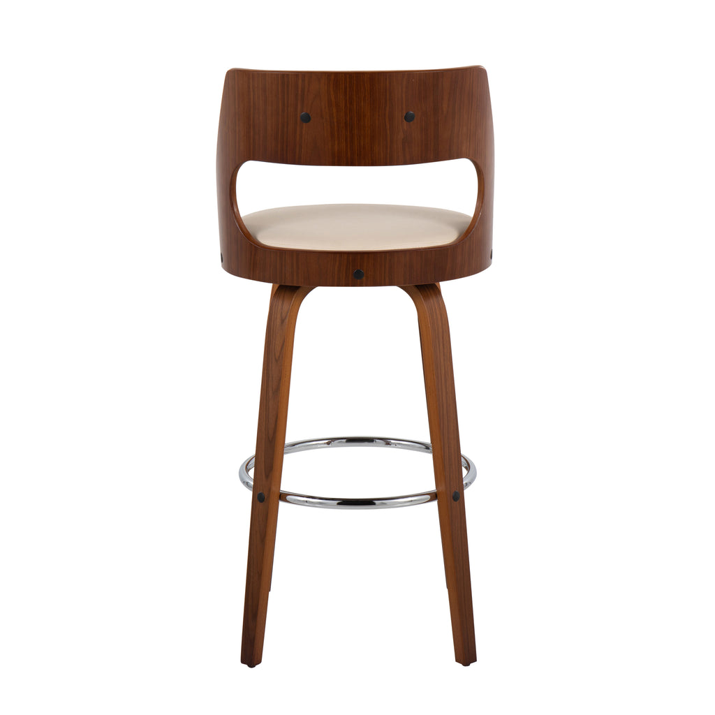 Mid-Century Modern Barstool with Swivel