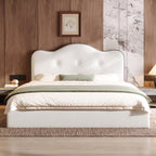 Queen Size Upholstered Platform Bed