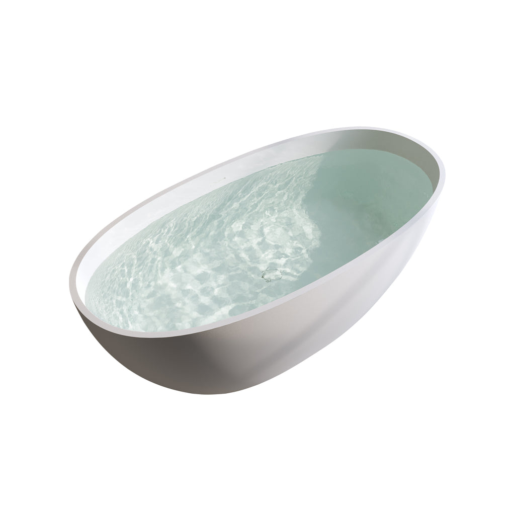 55″ Solid Surface Matte Tub