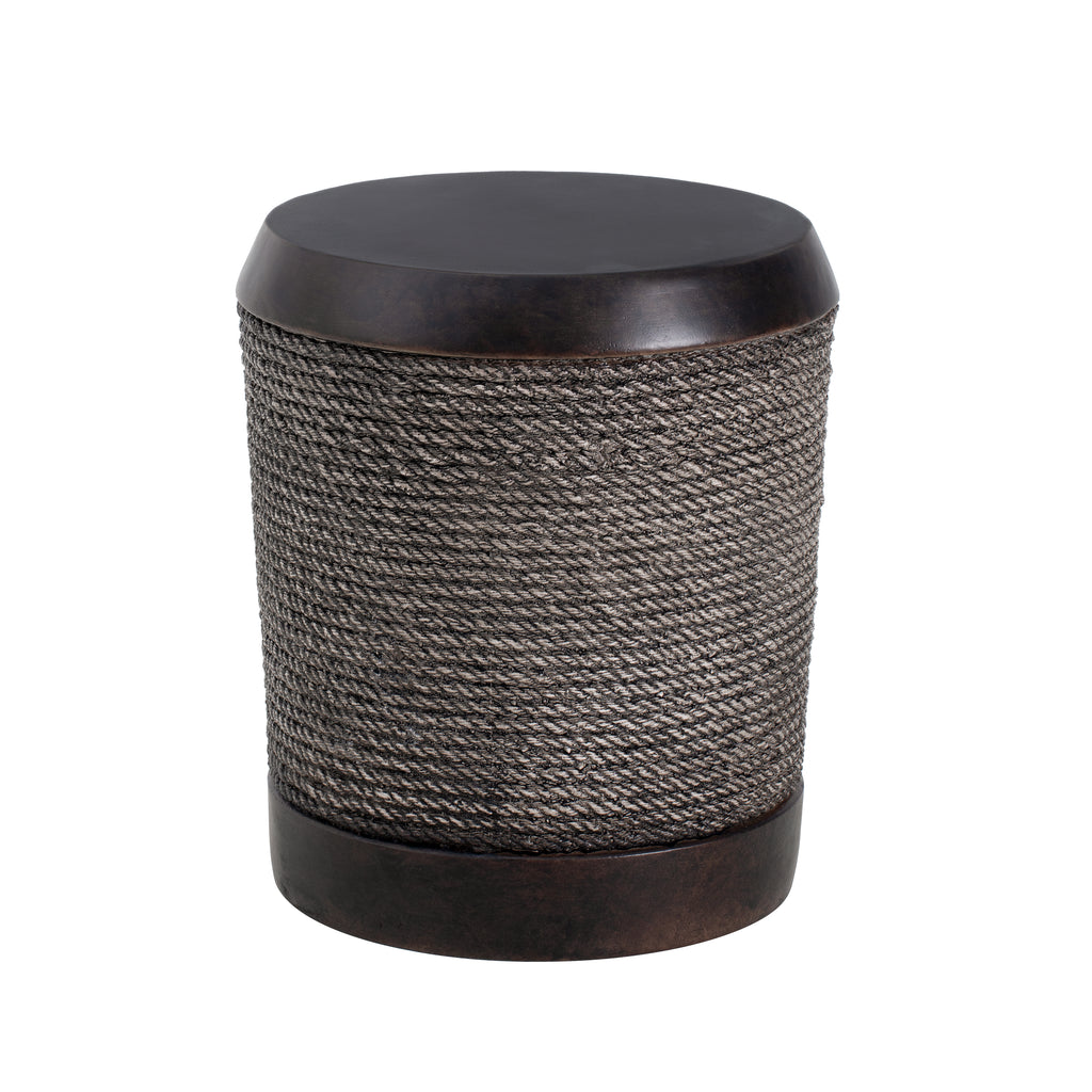 Simulated Braided Cord MGO Side Table