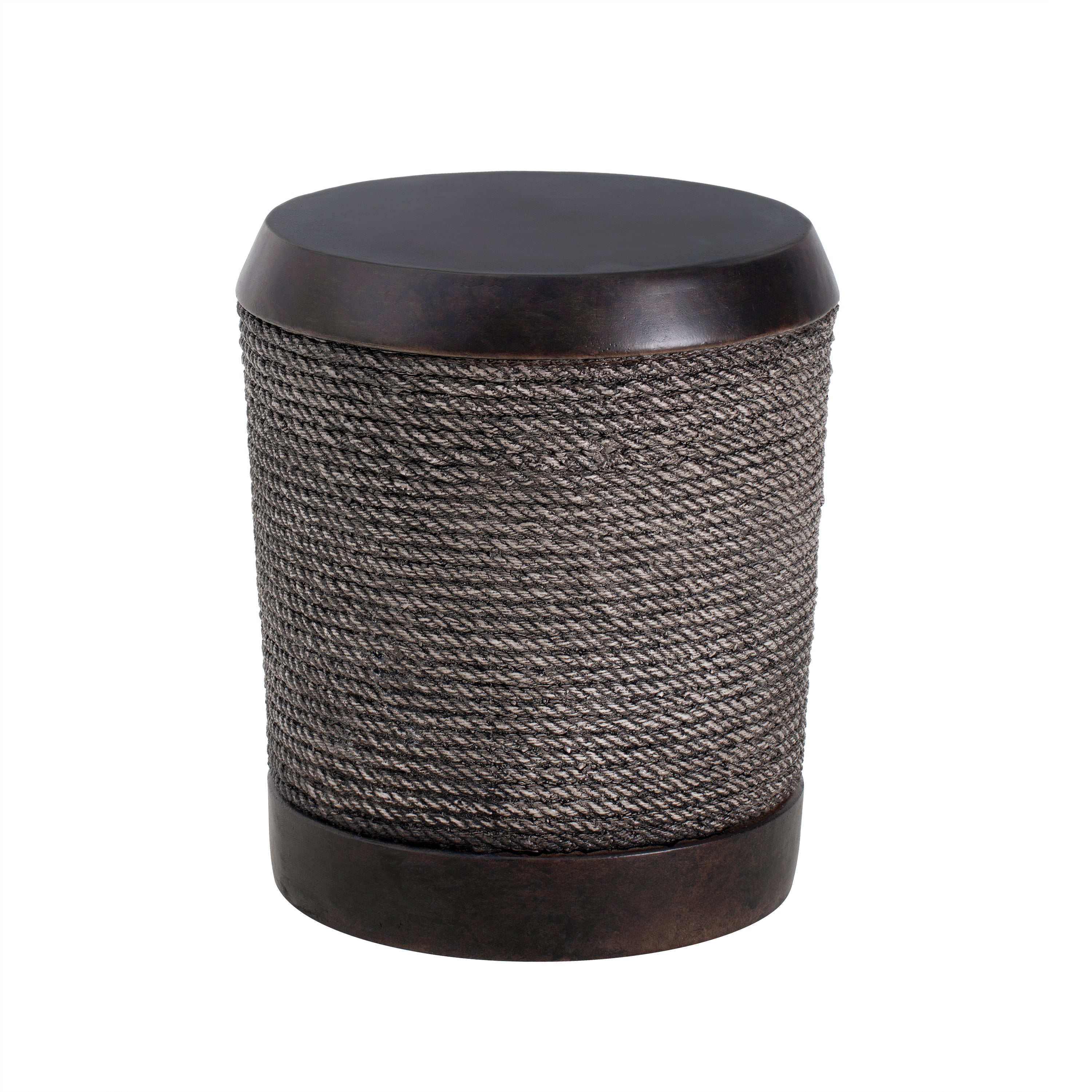Simulated Braided Cord MGO Side Table