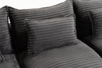 129.8" Width Cloud Couch Oversized Modular Sectional Sofa