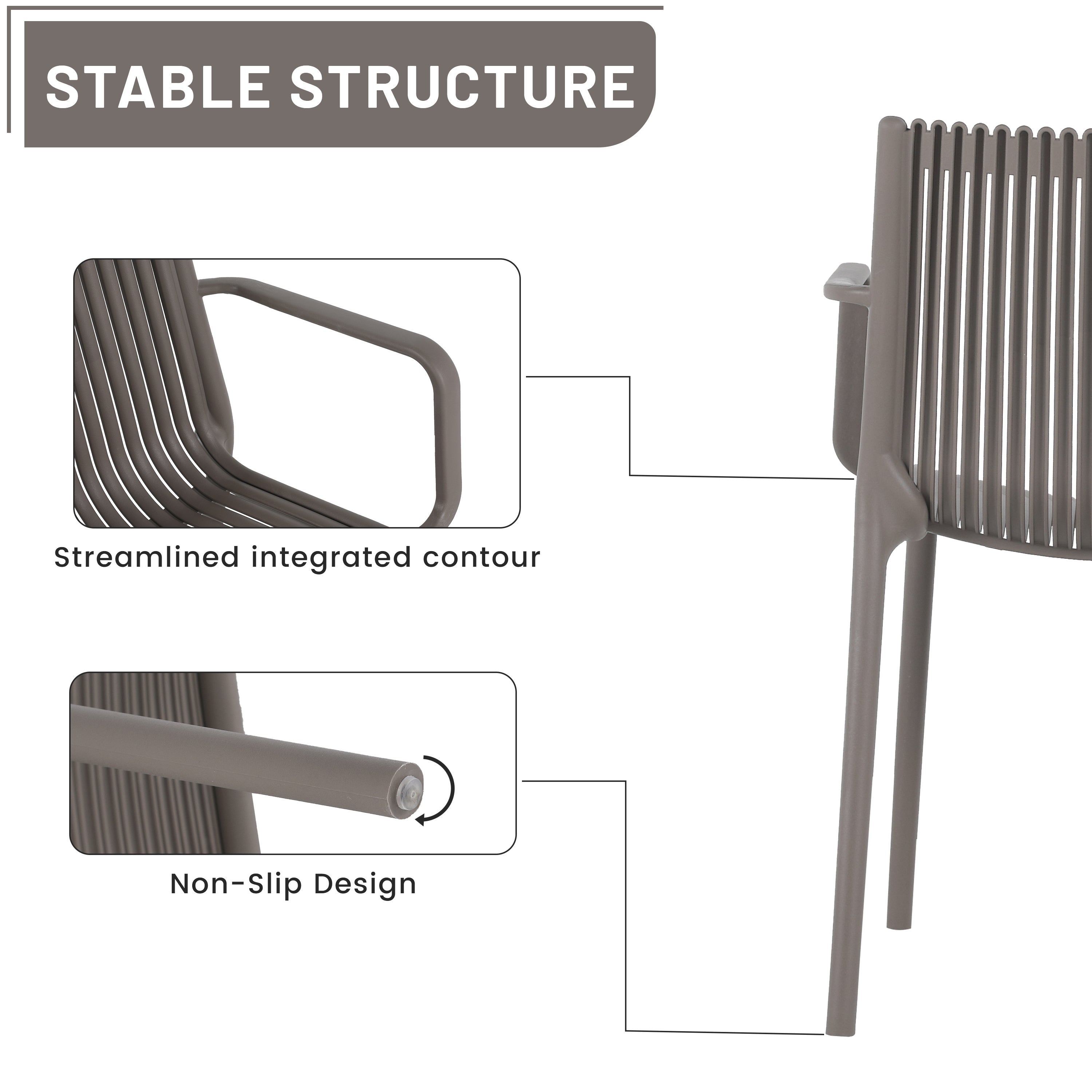 Summer 4pcs Warm Patio Furniture Set
