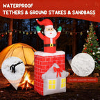 7FT Christmas Inflatable Santa Claus Figure for Indoor Party