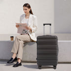 Hifine Tourist 20"/24"/28" 3-Piece ABS Spinner Luggage Set