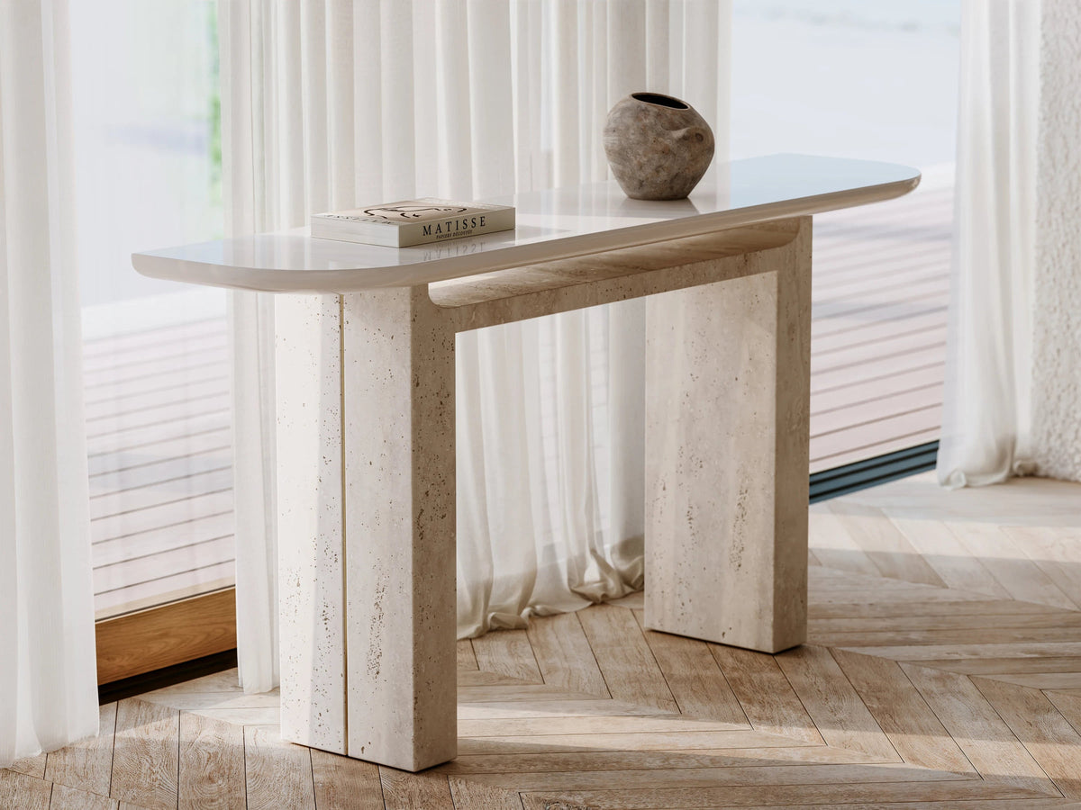 Overlap Open Console Table