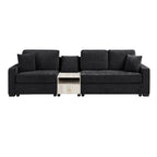 Modern Sofa Couch 111.8" Modular Sofa Upholstered 3-Seater
