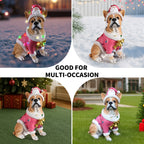 Christmas French Bulldog Statue