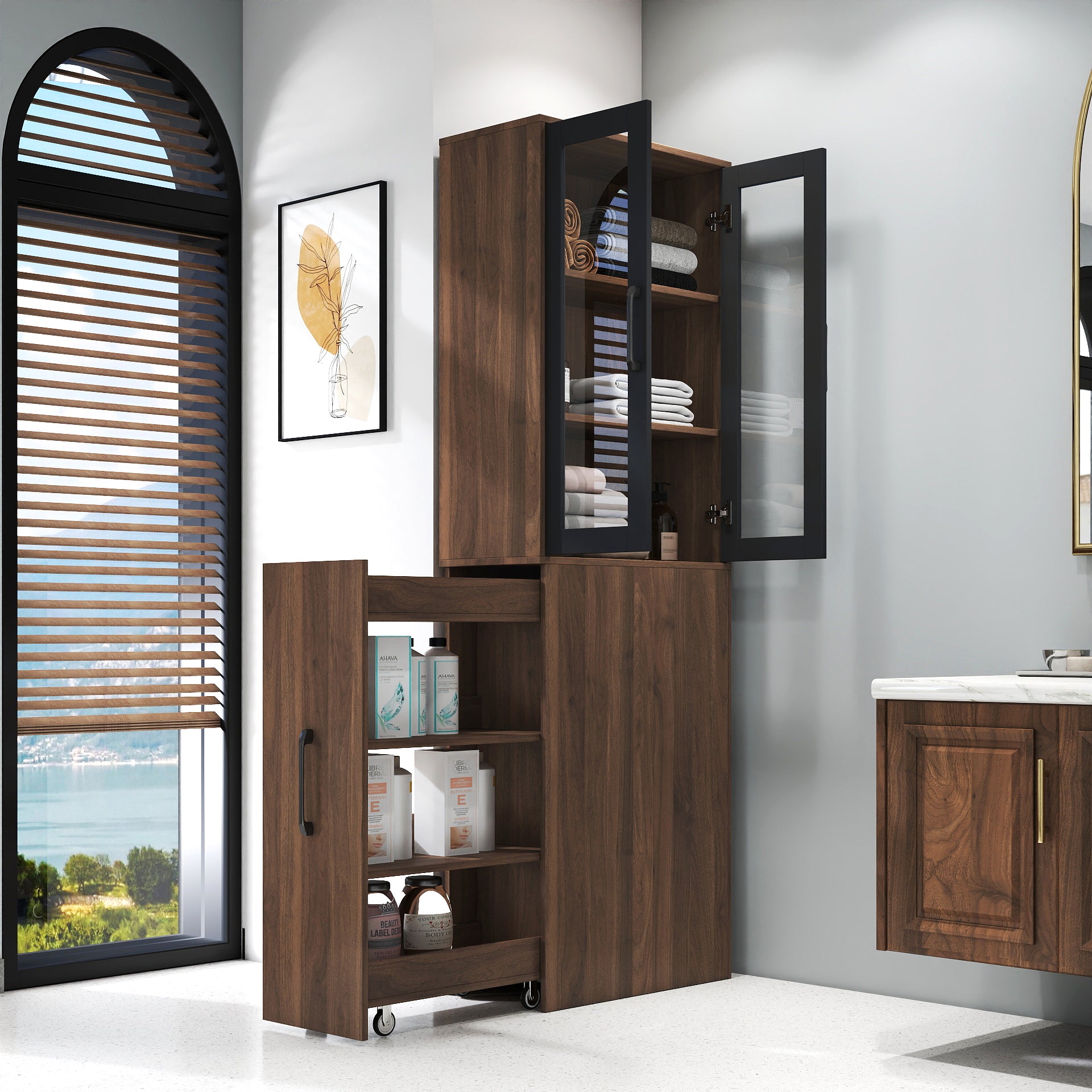 70.87" H Display Storage Cabinet