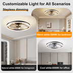 Smart Ceiling Fan with LED Light
