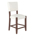 Mid Century Modern Bar Stools Set of 2, 40.4" Counter Stools with Back