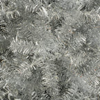 6FT Silver Pre-Lit Artificial Christmas Tree