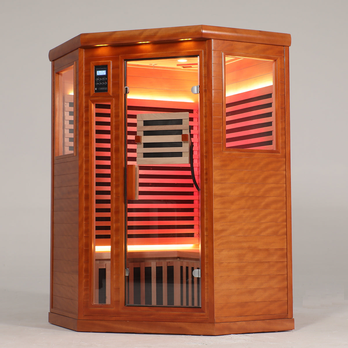 Two Person Far Infrared Corner Sauna Room