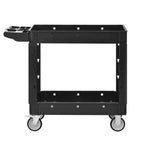 Two-Shelf Utility Cart with Wheels