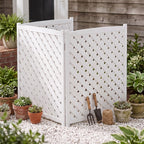 3-Panel Outdoor Air Conditioner Fence Screen