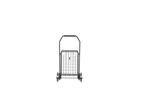Foldable Utility Shopping Cart with 360° Rolling Wheels