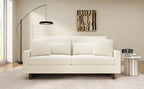 Modern Loveseat Sofa with Four Pillows