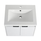 24" Bathroom Vanity With Resin Sink