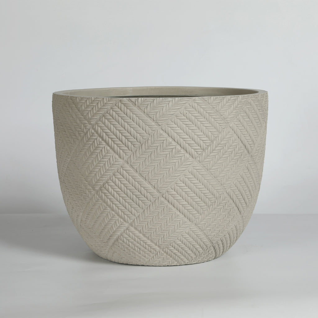 Round Concrete Planter Set of 2
