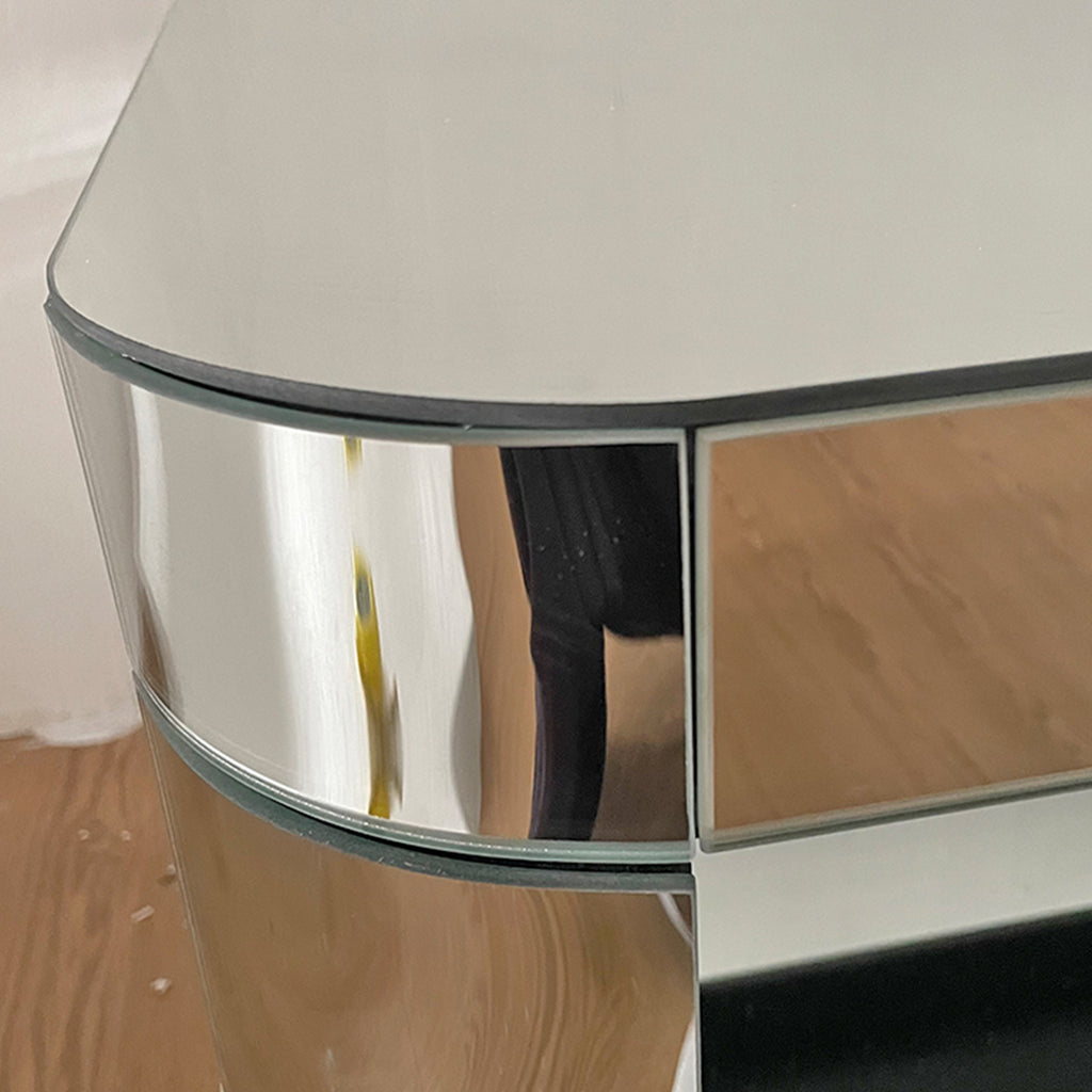 Baked Curved Mirror Coffee Table