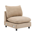 99 in. Oversize 5-Piece L Shaped Modular Sectional Sofa