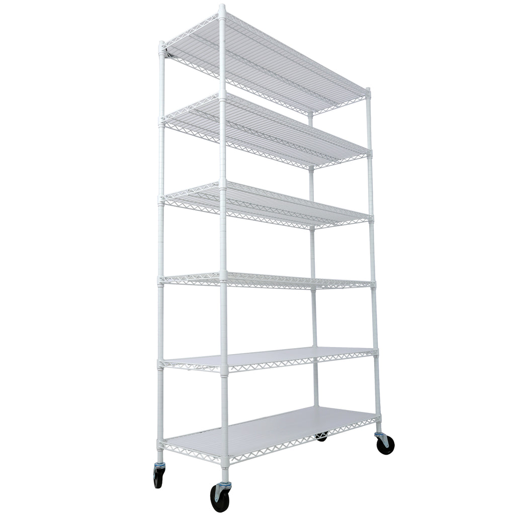 6 Tier 6000lbs Capacity NSF Metal Shelf Wire Shelving Unit